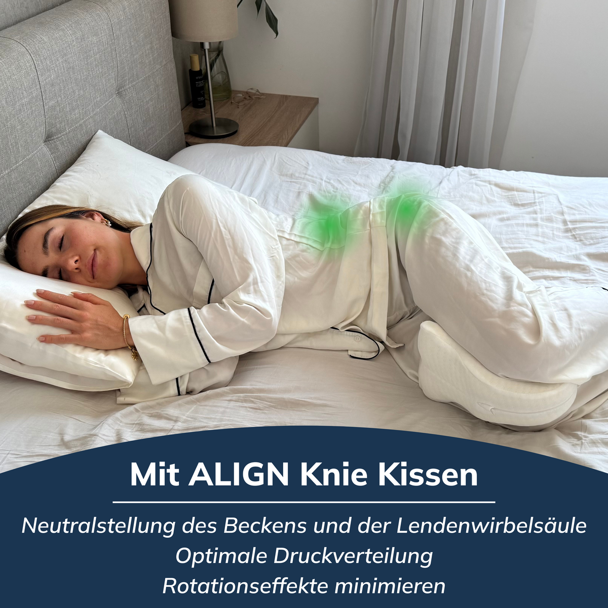 Knie Kissen für Seitenschläfer