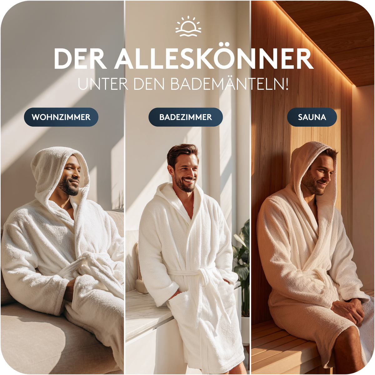 Herren Bademantel
